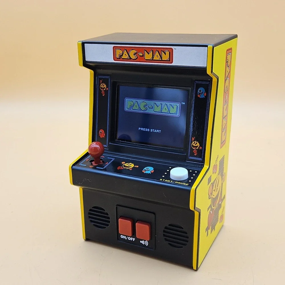 Pac-Man Arcade Classics Mini Arcade Game with Color Screen Working #09674